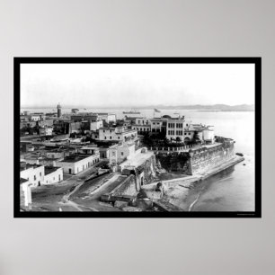 Póster San Juan, Puerto Rico 1905