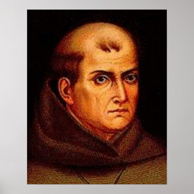 Póster San Junipero Serra O.F.M. Santo Católico - Católic (Frente)