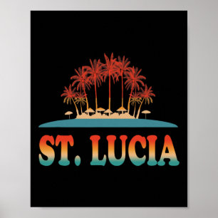 Póster San Lucía Shirt Santa Lucía Shirt Caribe S