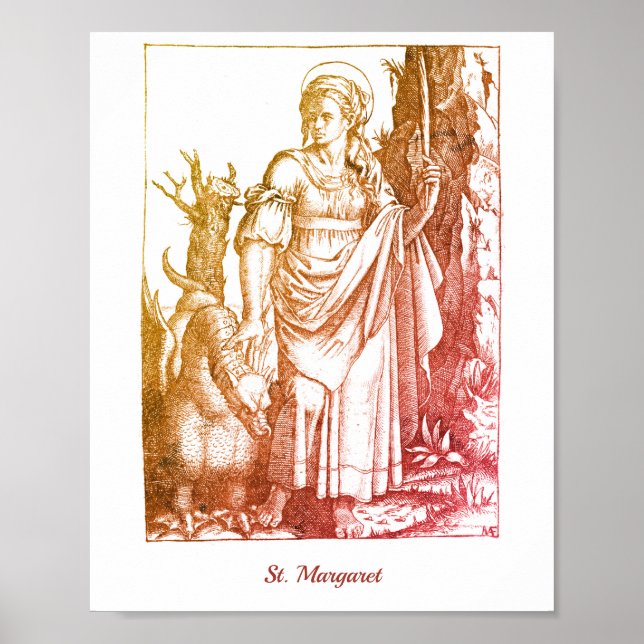 Póster San Margarita Renacimiento Medieval (Frente)
