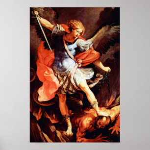 Póster San Miguel Ángel Arcángel Santo Católico 2011