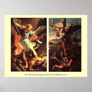 Póster San MIGUEL ARCÁNGEL VENCEDOR DE SATANÁS