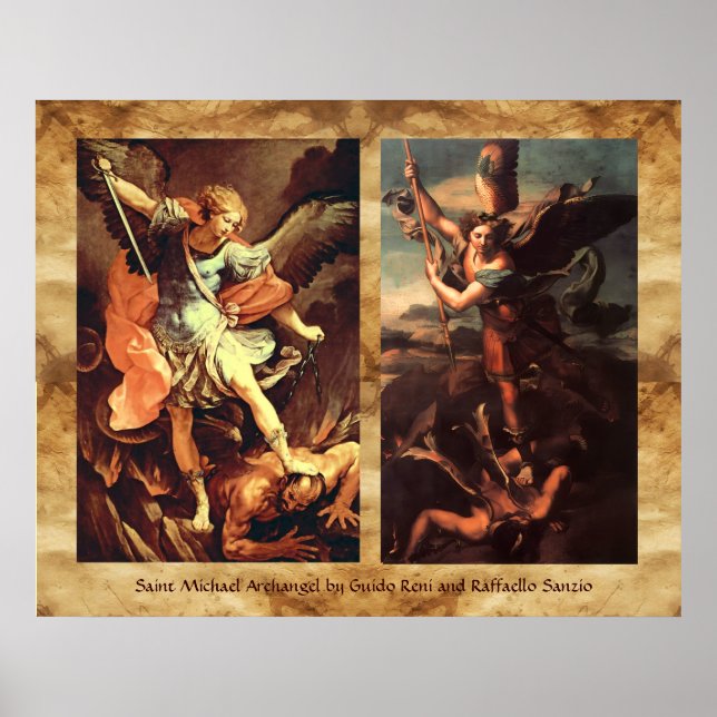 PÓSTER SAN MIGUEL ARCÁNGEL VENCEDOR DE SATANÁS (Frente)