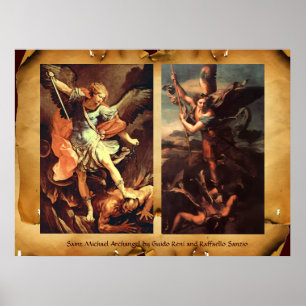 Póster San MIGUEL ARCÁNGEL VENCEDOR DE SATANÁS