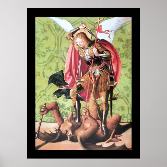 PÓSTER SAN MIGUEL, DRAGÓN Y JUSTICIA (Frente)