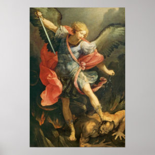 Póster San Miguel el Ángel de la Oración Arcángel