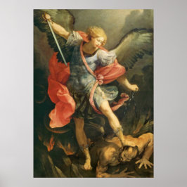 Póster San Miguel el Arcángel Católico Ángel Religioso