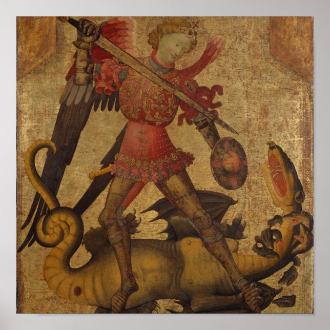 Póster San Miguel y el dragón (Frente)