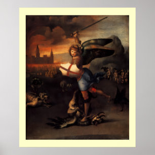 PÓSTER SAN MIGUEL Y EL DRAGÓN