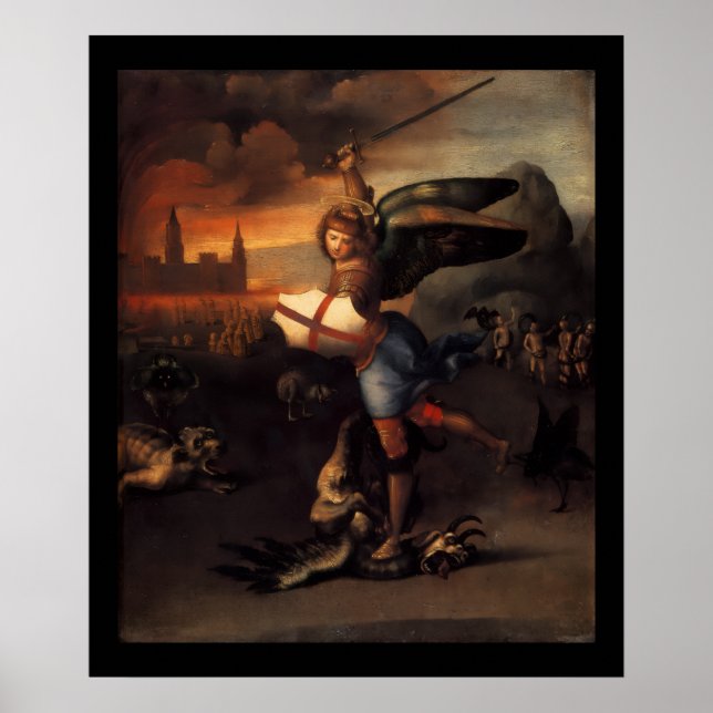 Póster San Miguel y el dragón (Frente)