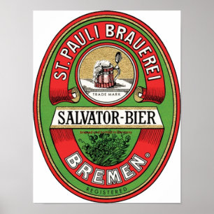 Póster San Pablo Brauerei