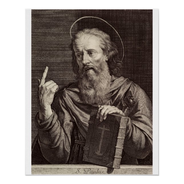 Póster San Pablo, el apóstol de Philippe de Champaigne (Anverso)