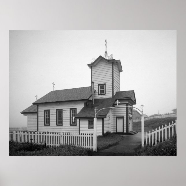 Póster San Pedro y Pablo Iglesia Ortodoxa Rusa (Frente)