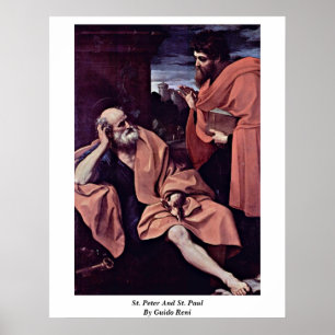 Póster San Pedro y San Pablo de Guido Reni