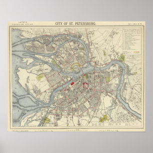 Póster San Petersburgo