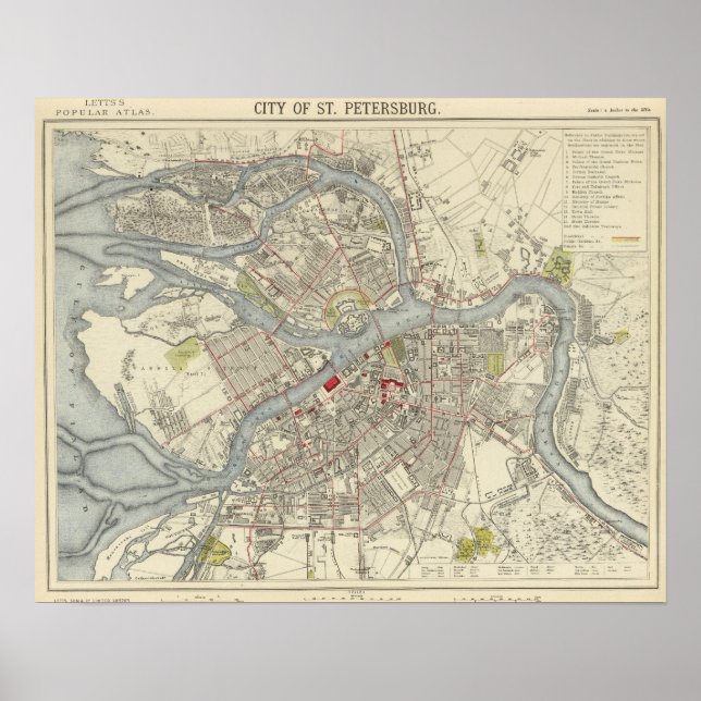 Póster San Petersburgo (Frente)