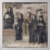 San Robert y varios benedictinos
