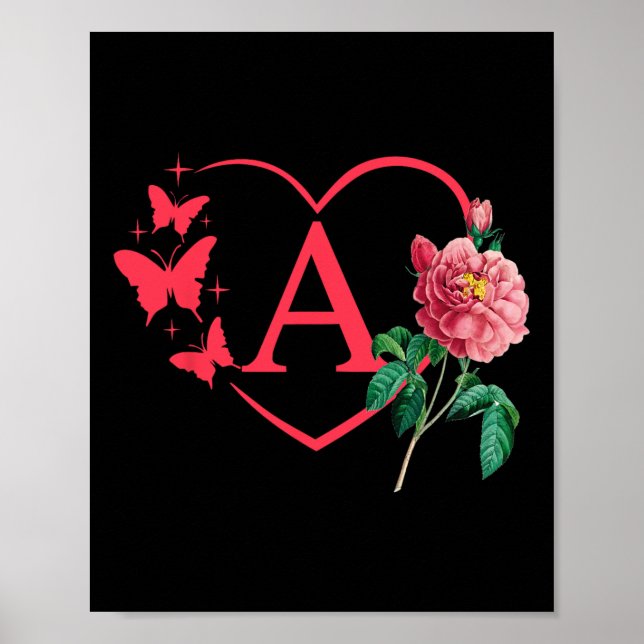 Póster San Valentín decorativo (Frente)