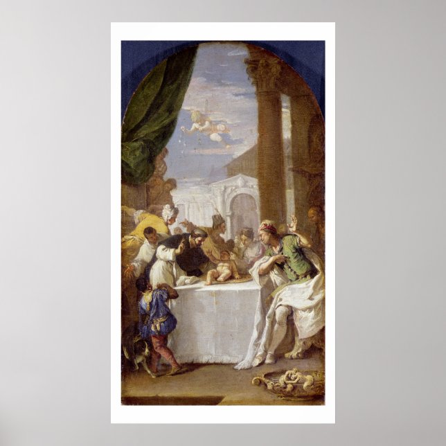 Póster San Vicente Ferrer haciendo un milagro (Frente)
