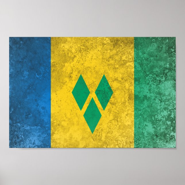 Póster San Vicente y las Granadinas (Frente)