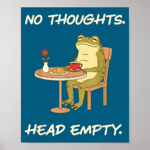 Póster Sana Sana Colita de Rana Funny Meme de Cerebro Vac