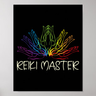 Póster Sanador de Energía de Vida Espiritual Maestro de R