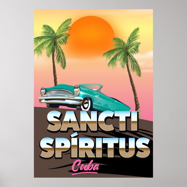 Póster Sancti Spíritus Cuba (Frente)