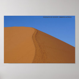 PÓSTER SAND DUNE SOSSUSVLEI DESIERTO NAMIBIA POSTER DE ÁF
