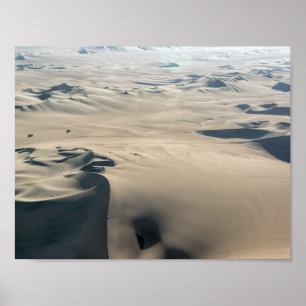 Póster Sand Dunes and Dune Buggies