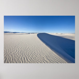 Póster Sand dunes at White Sands National Monument in