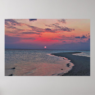 Póster Sandbar Sunset