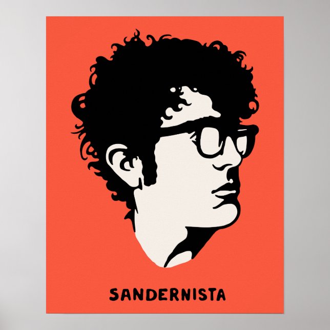 Póster Sandernista, joven (Frente)