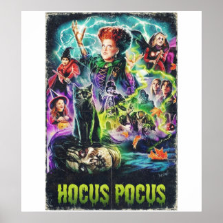 Póster Sanderson Sisters Hocus Pocus Halloween Regalo