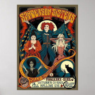 Póster Sanderson Sisters Vintage