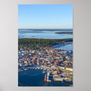 Póster Sandhamn, archipiélago de Estocolmo, Suecia