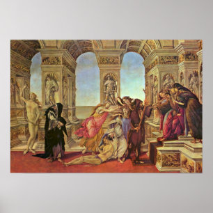 Póster Sandro Botticelli - calumnia de Apelles