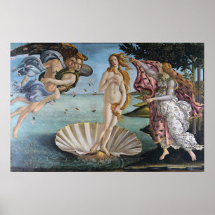 Póster Sandro Botticelli el nacimiento de venus