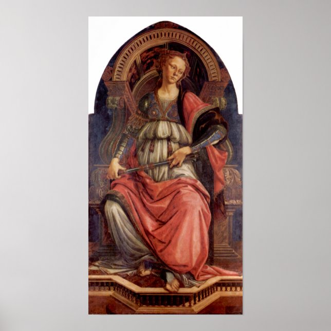 Póster Sandro Botticelli-Fortitude (Frente)