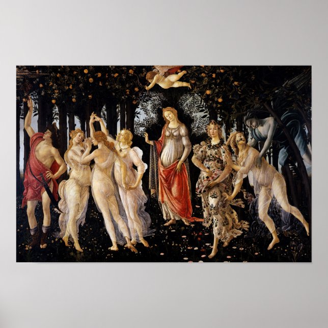 Póster Sandro Botticelli - La Primavera (Frente)