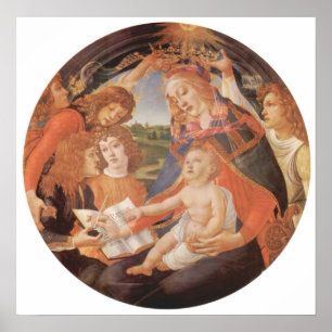 Póster Sandro Botticelli-Madonna el magnífico