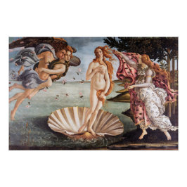 Póster Sandro Botticelli - Nacimiento de Venus