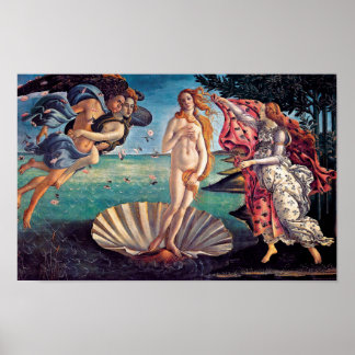 Póster Sandro Botticelli - Nacimiento de Venus - Bella Ar