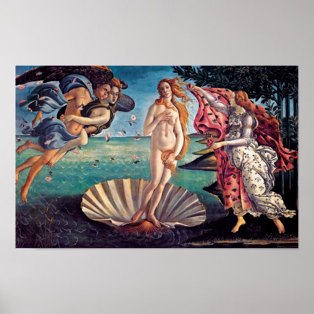 Póster Sandro Botticelli - Nacimiento de Venus - Bella Ar (Frente)