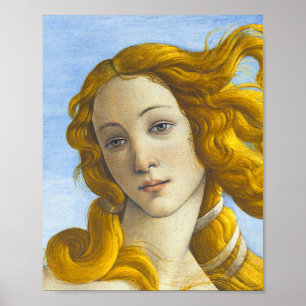 Póster Sandro Botticelli - Nacimiento de Venus Detalle