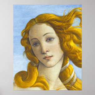 Póster Sandro Botticelli - Nacimiento de Venus Detalle
