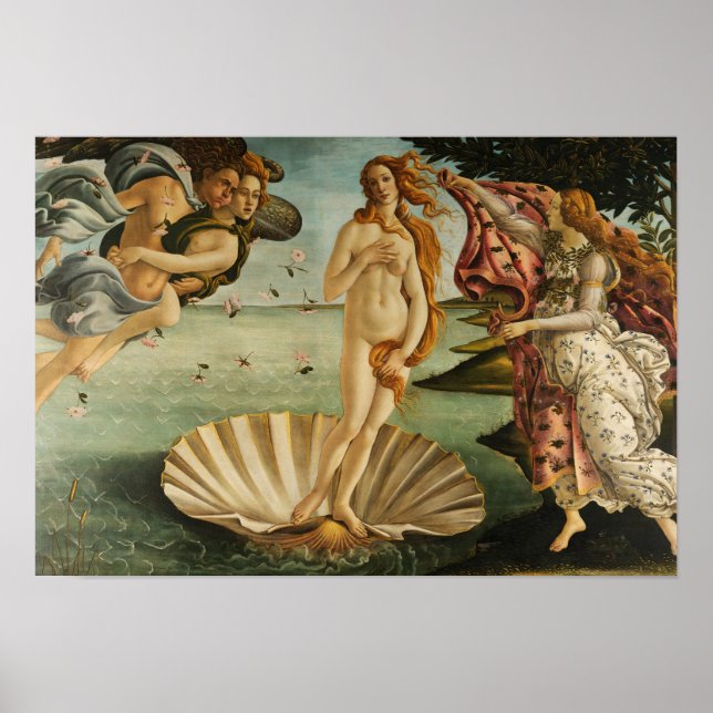 Póster Sandro Botticelli - The Birth of Venus (Frente)