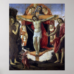 Póster Sandro Botticelli - The Holy Trinity