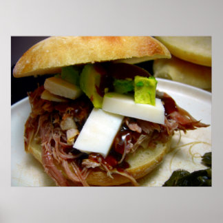 Póster Sándwich de cerdo