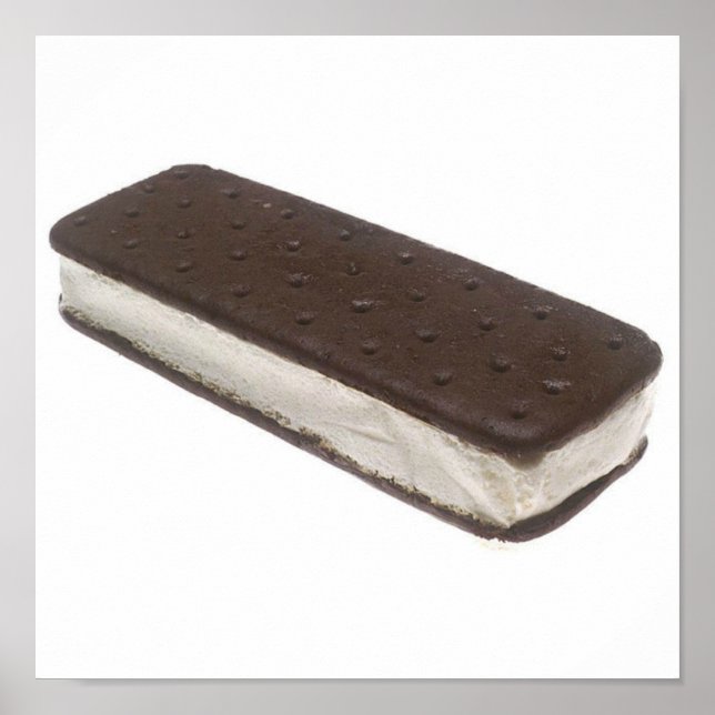 Póster Sandwich de helado (Frente)