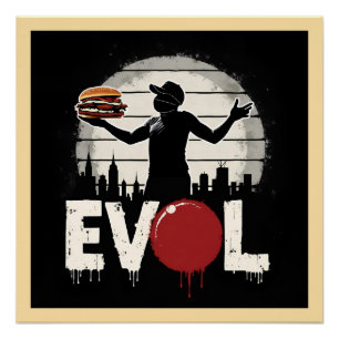 Póster Sandwich de Revolución - Gráfico de arte callejero